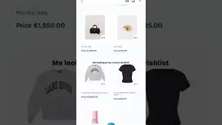 Me looking at my current wishlist🤭🤍✨ Create your own wishlist on GoWish and safe all your wishes🤍