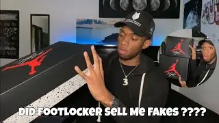 DID FOOTLOCKER REALLY SELL ME A FAKE SHOE!!?????