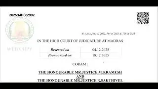 MAWS - SANITARY INSPECTOR CASE JUDGEMENT PUBLISHED - 110 POSTS RESULT - MADRAS HIGH COURT ORDER.