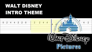 Walt Disney Opening Theme (Easy Guitar Tabs Tutorial)