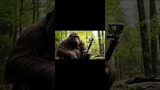 💘 Google Veo 3 Creates: Bigfoot Tries Online Dating (AI Comedy Short)#shorts