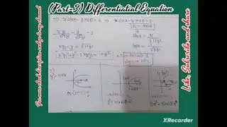 (Part-3) Differentiatial Equation #differential #derivatives #maths #youtubeshorts #shorts #short