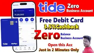 Tide Bussiness Digital Zero Balance Account Open Online Process details in Tamil@Tech and Technics