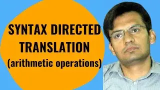 syntax directed translation | syntax directed translation for all arithmetic operations
