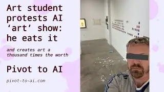 Art student protests other student&rsquo;s AI art: he eats it