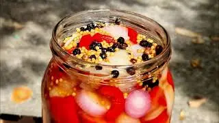 Muraturi rapide pentru a doua zi!!! Ardei cu ceapa/Quick pickles for next day!!! Peppers and onions