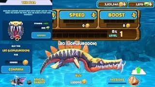 Leo Shark & The Flea Baby Cost (Unlocked) - Hungry Shark Evolution