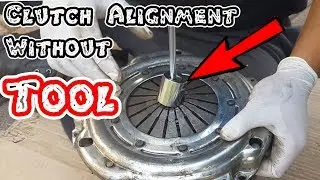 How To Align Clutch Without A Tool.