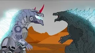 Mad Scientist Godzilla vs Godzilla Earth: Size Comparison | Godzilla Movie [HD]
