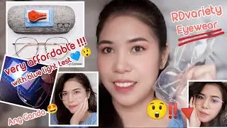 Anti Radiation eyeglass with blue light test kit, nabili ko sa shopee! Ang Ganda!