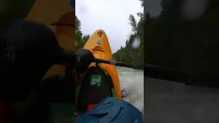 Swept under a log! #whitewaterkayaking
