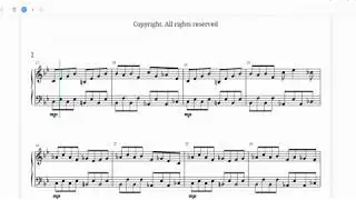 Packtion Piano Medley - Scrolling Sheet Music