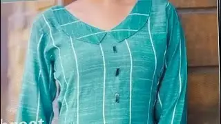 Women’s top with Peter pane collar 