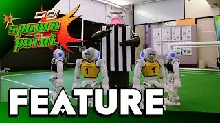 DARREN and Goose check out some soccer playing robots!