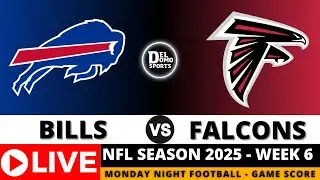 BUFFALO BILLS VS ATLANTA FALCONS  🏈 NFL Monday Night Football Week 6 - OCT 13, 2025