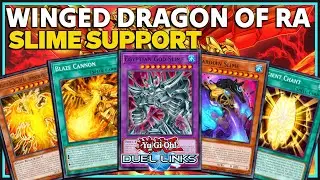 UNSTOPPABLE WINGED DRAGON OF RA FT. EGYPTIAN GOD SLIME  UNAFFECTED OTK MONSTER! [Duel Links Replay]
