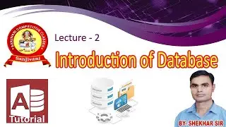 What is Database? MS Access Tutorial ( Lecture 2) #dbms  #msaccess