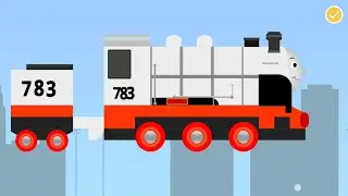 MEMBUAT KERETA API MERLIN THOMAS LABO BRICK TRAIN