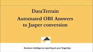 Answers to Jasper Reports Conversion