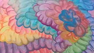 The most stunning colors and patterns ever #art #painting #artist 