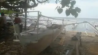 Restoration fishing boat Part 1 Body boat smoothing