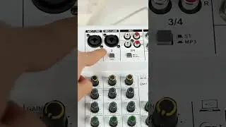 LUXSONA Audio 4-chanel mixer profesional Mendukung USB/Electro Bluetooth 48V Phantom Power