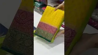 Pure Banarasi crepe silk saree| ₹12200/-only #sanjar #bengaluru #pure #purecrepe