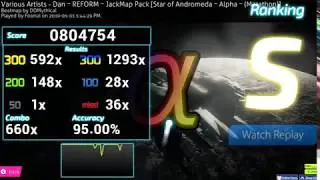 osu!mania - Star of Andromeda ~ Alpha [Marathon] S 95% (5.41*)