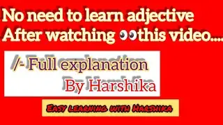 Adjectives of Quantity| Adjectives of Number| Difference| Examples| Full explanation|| by Harshika😊