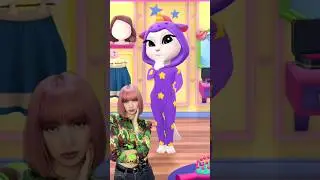Lisa green makeover from angela 2 💚 #lisa #blackpink #blinks #angela #viral #shorts .....