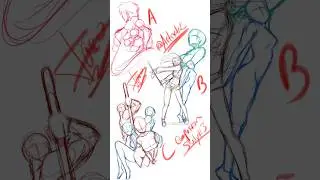 RATE MY ART STUDY  |  Art COMPOSITION 3✨| #doodle #timelapse #shorts | ARTEXTRIC DRAWING