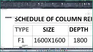 AUTOCAD PAID COURSE COLUMN SCHEDULE & DETAILS BANGLA TUTORIALS|BATCH-03| EP-35|BSMMULTICADBYSAYFUL|