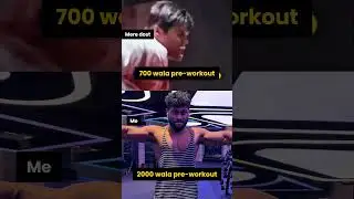 ₹700 pre vs ₹2000 😂 funny gym meme #gym #funny #gymmemes