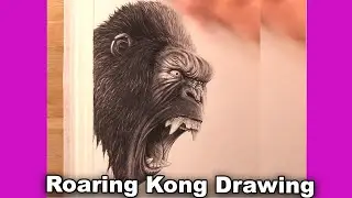 How to Draw Roaring Kong | Kong vs Godzilla | How to draw godzilla vs kong | Mady Arts