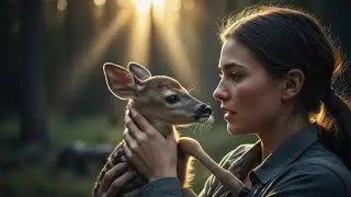 Life 2 Million Years Ago:Brave Girl Saves a Deer Mother and Her Baby