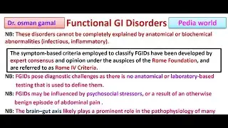 functional GIT disorders