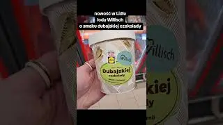Nowość dostępna tylko w Lidlu - lody Willisch o smaku dubajskiej czekolady😎#nowość #lidl #icecream