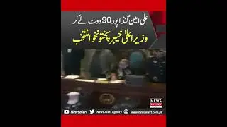 Ali Amin Gandapur Got 90 Votes And Elected CM Of KPK | News Alert
