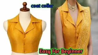 Collar Blouse Cutting And Stitching Coat 🧥 Collar Blouse