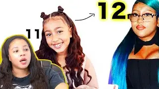 the scary glow up of 12 year olds | Reaction