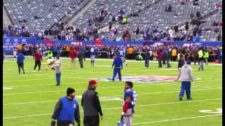 Washington Redskins @ New York Giants: 14-Dec-2015 - Pregame warm ups