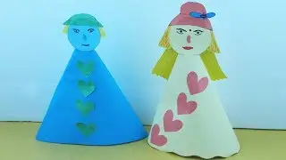 Origami Doll with Paper Male and Female Dolls with Easy Instructions - Origami Zone