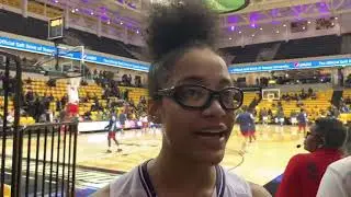 Pikesville girls basketball Charia Roberts and Teylah Saunders 02/26/2019
