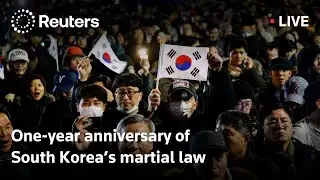 LIVE: South Koreans protest on one-year anniversary of martial law