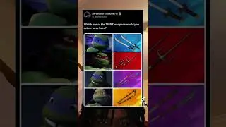 Which one of the TMNT weapons would you have? #memes #shorts #tmnt #nickelodeon