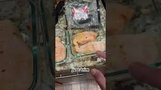 Easy meal prep with minimal clean-up.  #mealprep #airfryer #food #contestprep