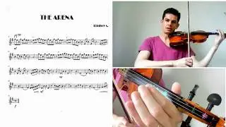 Como tocar LINDSEY STIRLING-THE ARENA ( versão intermediário 1) violino