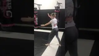 Лиза акробатика колесо фляк