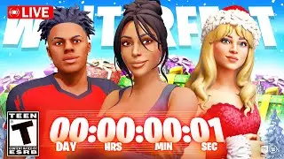 NEW FORTNITE *WINTERFEST* UPDATE OUT RIGHT NOW!! FREE PRESENTS, NEW MAP, BATTLE PASS & MORE! (LIVE)