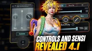 CONTROLS AND SENSI REVEALED 4.1 (POCO X7 PRO) #BGMI #videos 